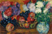 Nature morte con anemoni, mele e uva - Giovanni Giacometti — vista dell’opera