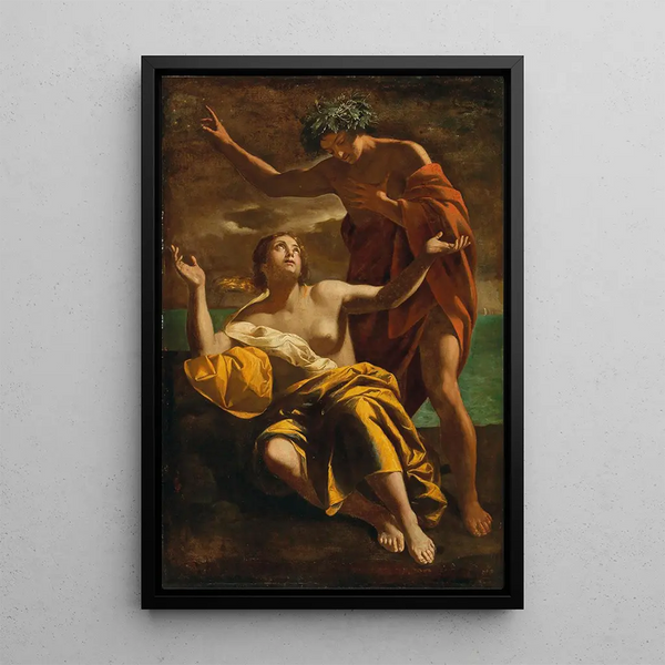 Bacchus e Ariadne - Giovanni Giacomo Semenza — quadro incorniciato alla parete