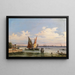 Vista panoramica della laguna con l'isola di Sant'Elena e il Lido sullo sfondo - Giovanni Grubacs — quadro incorniciato alla parete