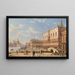Palais des Doges con il Ponte della Paglia - Giovanni Grubacs — quadro incorniciato alla parete