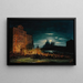 Scène Nocturne Veneziana durante la Festa del Redentore - Giovanni Grubacs — quadro incorniciato alla parete