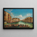 Regata sul Grande Canale di Venezia - Giovanni Grubacs — quadro incorniciato alla parete