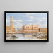 La Piazzetta e il Palazzo dei Dogi - Giovanni Grubacs — quadro incorniciato alla parete