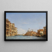 Venezia, Vista del Gran Canal con Santa Maria della Salute - Giovanni Grubacs — quadro incorniciato alla parete