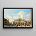 Vista di Piazza San Marco - Giovanni Grubacs — quadro incorniciato alla parete