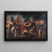 Incontro tra Esaù e Giacobbe - Giovanni Maria Bottala — quadro incorniciato alla parete