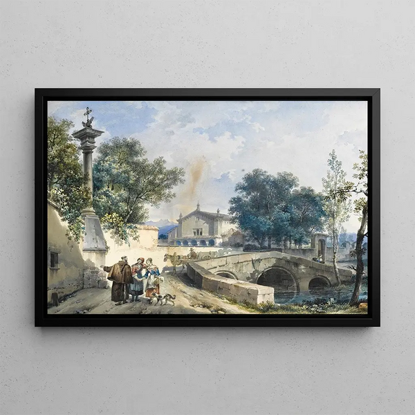 Giovanni Migliara - Chiesa Della Madonna Delle Grazie Monza.webp