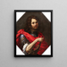 Ritratto di un giovane uomo in Samson - Giovanni Montini — quadro incorniciato alla parete