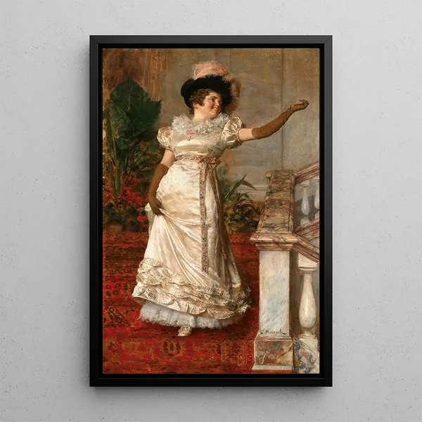 Une grande entrée - Giovanni Muzzioli — quadro incorniciato alla parete