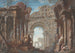 Caprice architettonico con un arco monumentale - Giovanni Niccolò Servandoni — vista dell’opera