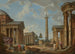 Un caprice di rovine romane - Giovanni Paolo Panini — vista dell’opera