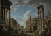 Un caprice architettonico con figure tra rovine romane - Giovanni Paolo Panini — vista dell’opera