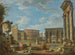 Caprice sui monumenti romani con il Colosseo e l'arco di Costantino - Giovanni Paolo Panini — vista dell’opera