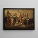 Festival sulla Piazza Navona - Giovanni Paolo Panini — quadro incorniciato alla parete