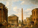 Roman Caprice: Il Pantheon e altri monumenti - Giovanni Paolo Panini — vista dell’opera