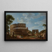 Vista del Colosseo e dell'Arco di Costantino - Giovanni Paolo Panini — quadro incorniciato alla parete