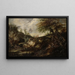 Figures dans un paysage boisé - Giovanni Peruzzini — quadro incorniciato alla parete