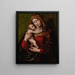 Vergine con Bambino - Giovanni Pietro Rizzi Pedrini — quadro incorniciato alla parete