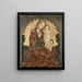 Madonna dell'umiltà - Giovanni da Francia — quadro incorniciato alla parete