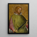Saint Martin tenant son épée - Giovanni di Bartolomeo Cristiani — quadro incorniciato alla parete
