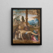 Pietà - Giovanni di Lorenzo Larciani — quadro incorniciato alla parete