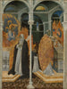 La comunione miracolosa di Santa Caterina da Siena - Giovanni di Paolo — vista dell’opera