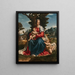 La Vierge à l’Enfant avec saint Jean - Baptiste dans un paysage - Girolamo Alibrandi — quadro incorniciato alla parete