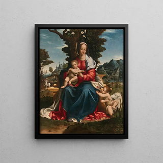 Girolamo Alibrandi - La Vierge lEnfant avec saint JeanBaptiste dans un paysage.webp
