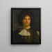 Ritratto di un uomo - Girolamo Forabosco — quadro incorniciato alla parete