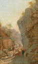 Berger avec troupeau de moutons - Girolamo Gianni — vista dell’opera
