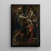 L'Annunciazione - Girolamo Mazzola Bedoli — quadro incorniciato alla parete