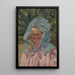 Fille au bonnet de soleil - Girolamo Nerli — quadro incorniciato alla parete