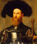 Ritratto di un uomo in armatura - Girolamo Romanino — vista dell’opera