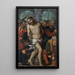 La Flagellation - Girolamo Romanino — quadro incorniciato alla parete