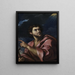 San Giovanni Battista - Girolamo Troppa — quadro incorniciato alla parete