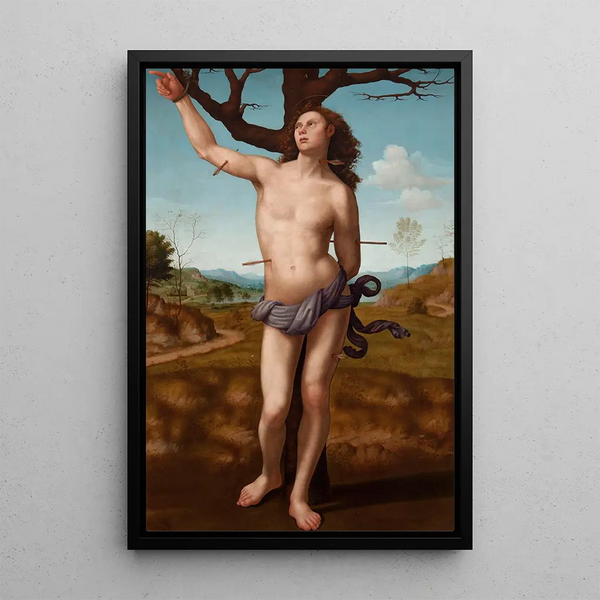 Saint Sébastien - Giuliano Bugiardini — quadro incorniciato alla parete