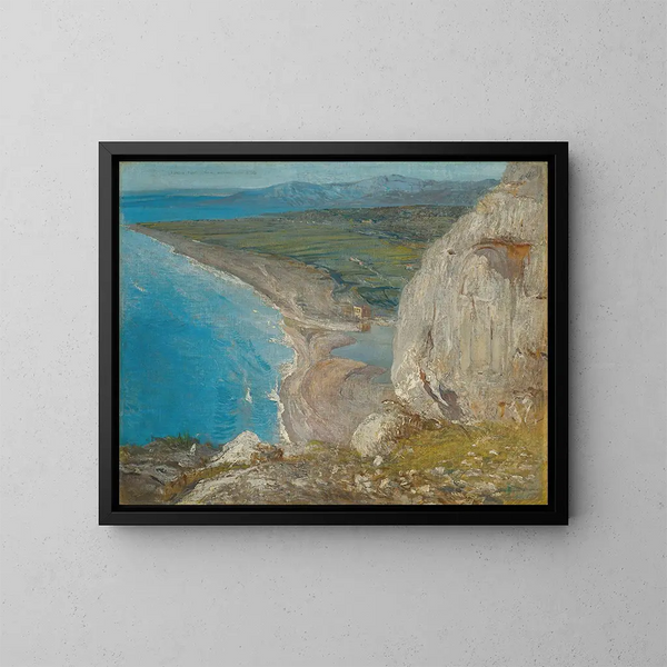 La côte du Liban - Giulio Aristide Sartorio — quadro incorniciato alla parete