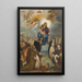 Remise du rosaire - Giulio Cesare Angeli — quadro incorniciato alla parete