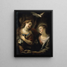 L'Annunciazione - Giulio Cesare Procaccini — quadro incorniciato alla parete