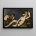 Venere e Cupidi - Giulio Cesare Procaccini — quadro incorniciato alla parete