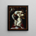 Vergine con Bambino e Angeli - Giulio Cesare Procaccini — quadro incorniciato alla parete