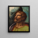 Tête d'un saint - Giulio Romano — quadro incorniciato alla parete