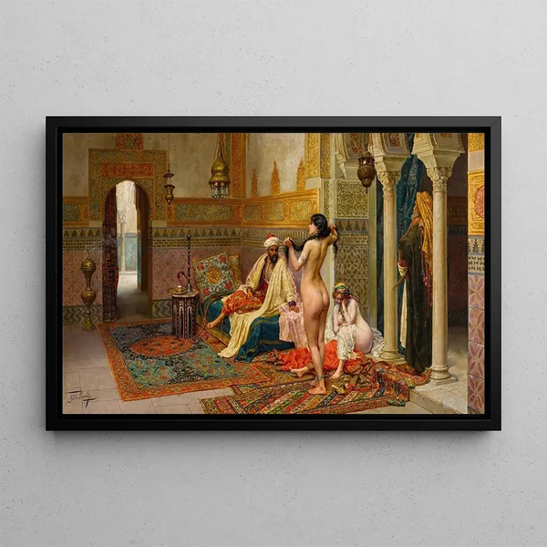 La Favorite - Giulio Rosati — quadro incorniciato alla parete