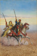 Due cavalieri - Giulio Rosati — vista dell’opera