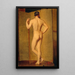 Nu masculin - Giuseppe Agujari — quadro incorniciato alla parete