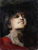 Ritratto di donna - Giuseppe Amisani — vista dell’opera
