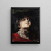 Ritratto di donna - Giuseppe Amisani — quadro incorniciato alla parete