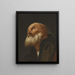 Tête d'un saint masculin - Giuseppe Angeli — quadro incorniciato alla parete