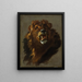 Leone - Giuseppe Baldrighi — quadro incorniciato alla parete