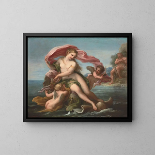 Il Trionfo di Galatea - Giuseppe Bartolomeo Chiari — quadro incorniciato alla parete